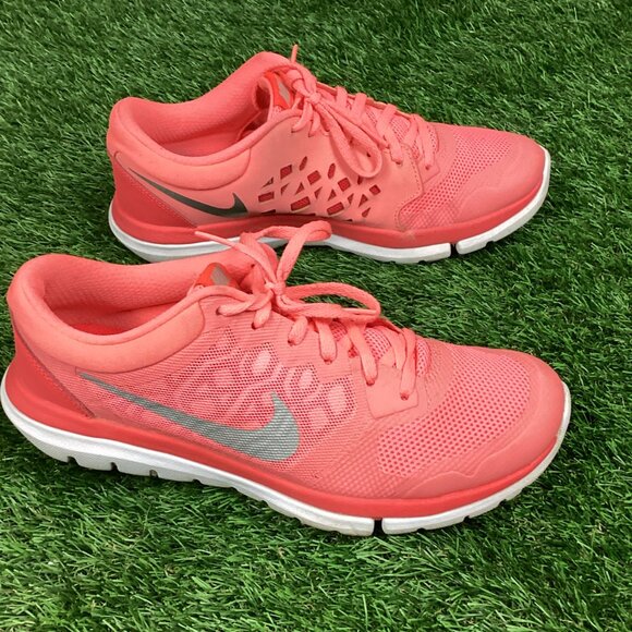 Nike Flex Run 2015 Orange Running Shoes 8.5 - Picture 7 of 11
